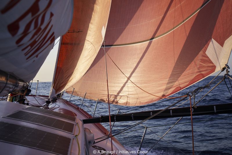 À bord de l'IMOCA Initiatives-cœur avec Samantha Davies