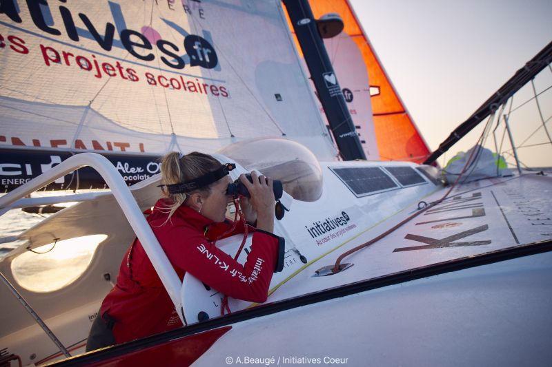 À bord de l'IMOCA Initiatives-cœur avec Samantha Davies