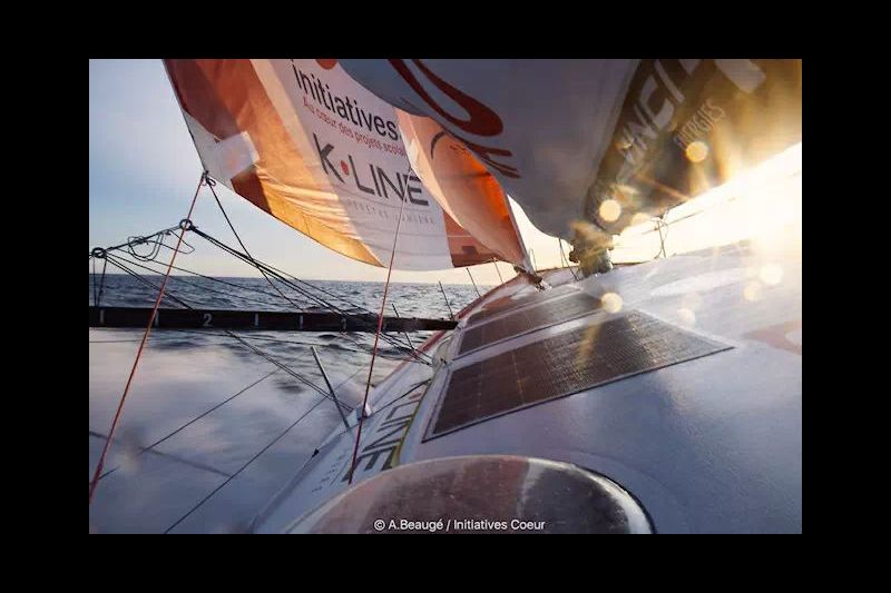 À bord de l'IMOCA INITIATIVES-COEUR avec Samantha Davies