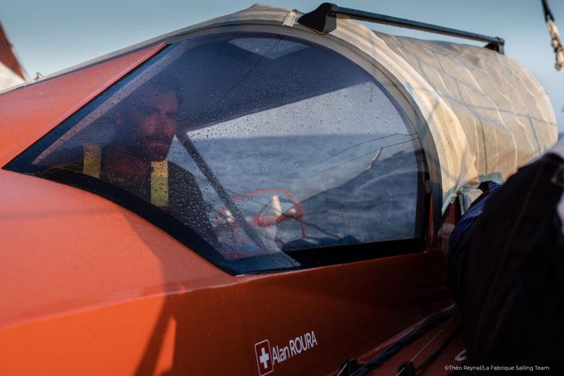 À bord de l'IMOCA LA FABRIQUE avec Alan Roura