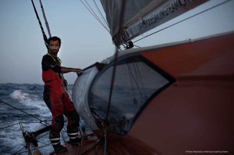 À bord de l'IMOCA LA FABRIQUE avec Alan Roura