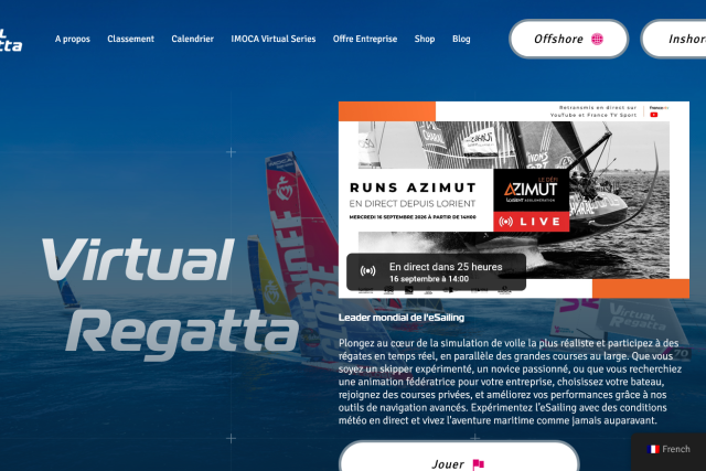 Screenshot 2026 09 15 at 12 12 18 Accueil   Virtual Regatta
