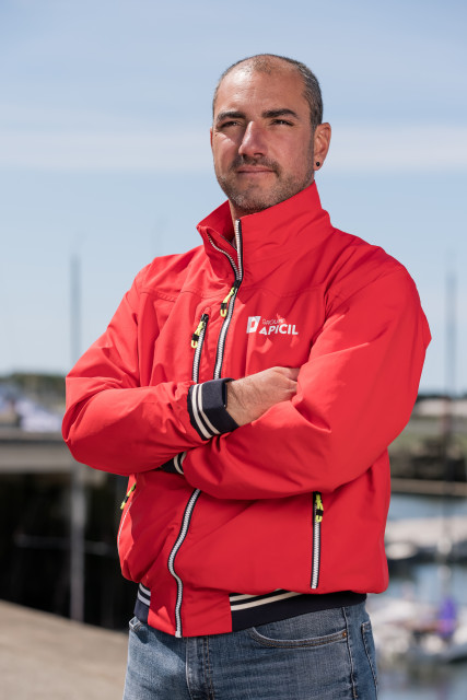 Damien Seguin, skipper de l’IMOCA Groupe APICIL