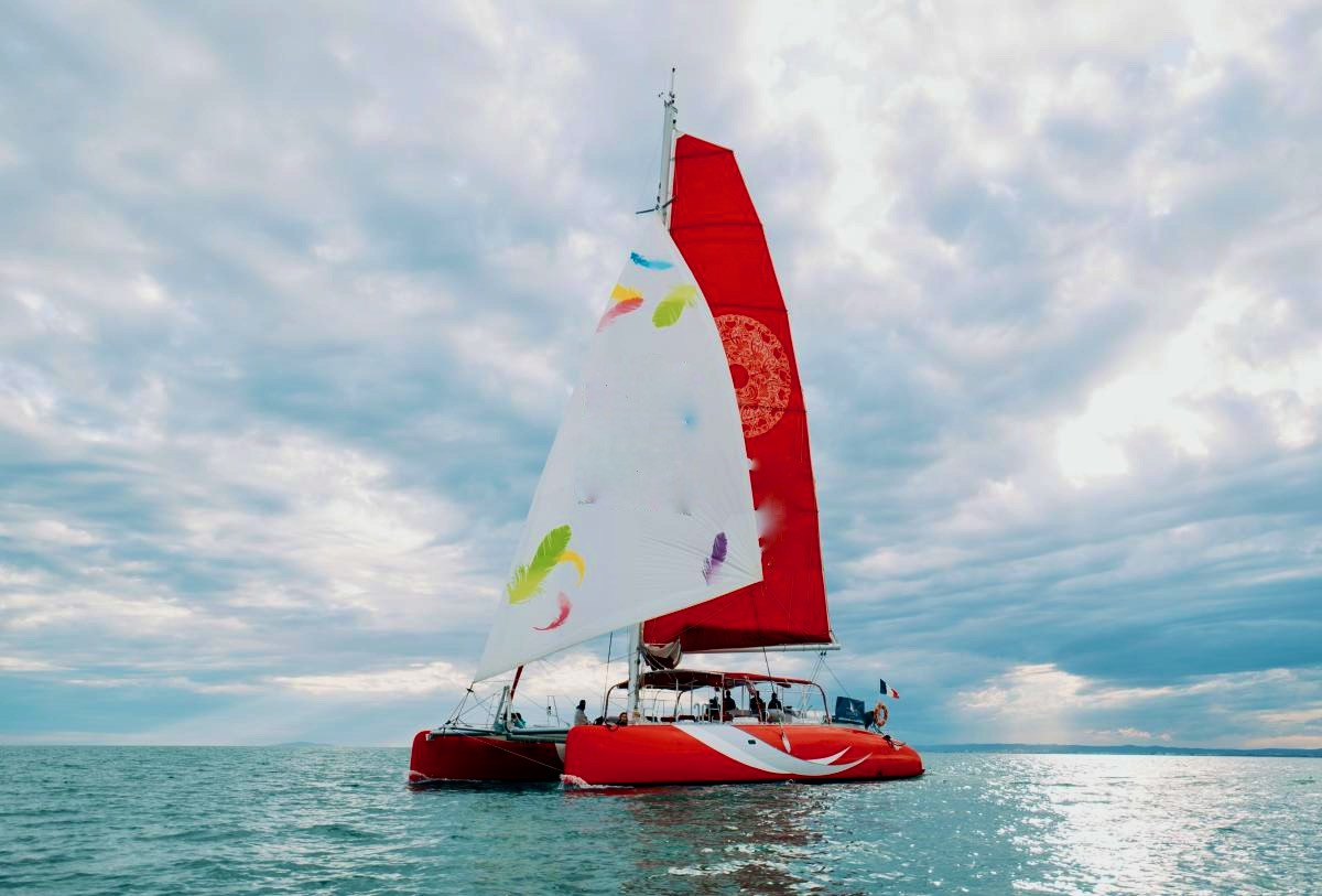 Bag hatoup catamaran a la voile